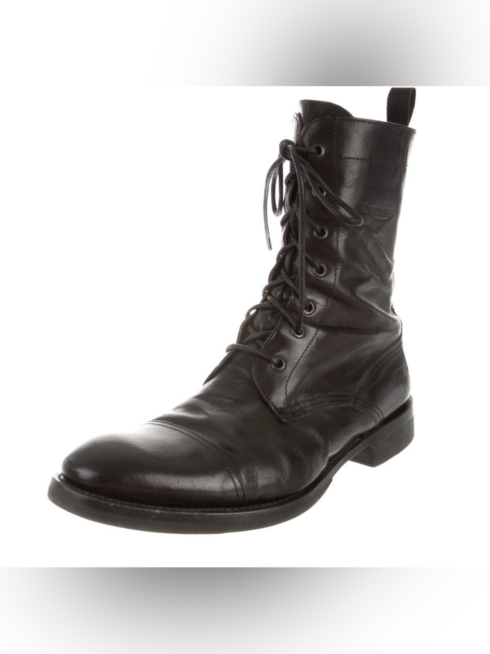 Triumph Paul Smith Black Lace Up Ankle Boot Size 9